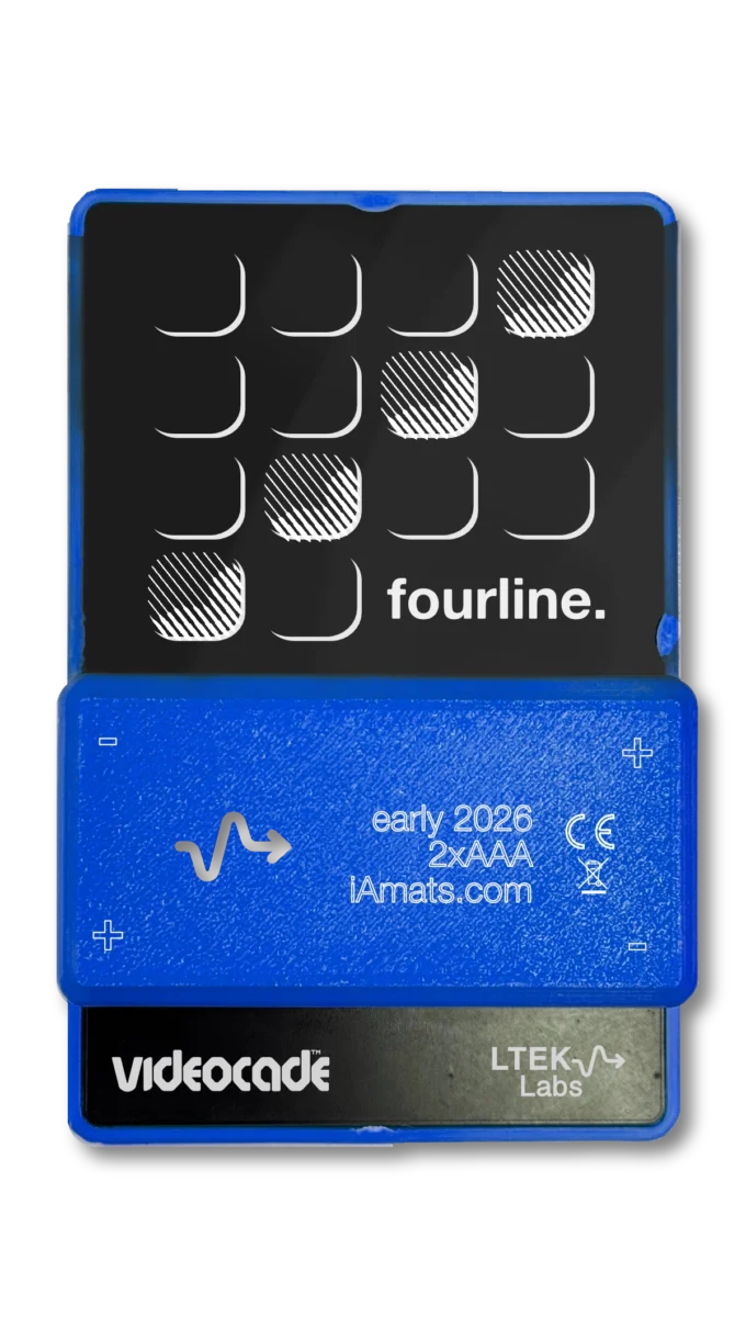VIDEOCADE fourline — back of the shell